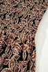 Botanical Print Shirred Bodice Tiered Flowy A-Line Maxi Dress